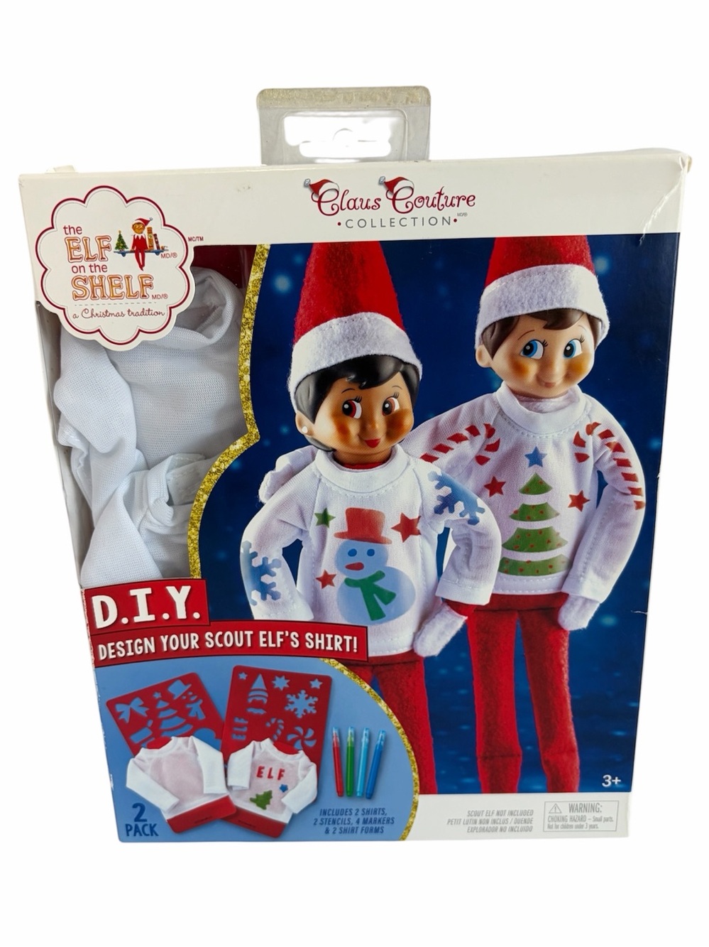Elf On The Shelf Claus Couture DIY Design Your Scout Elf’s Shirt Elf Tee RARE